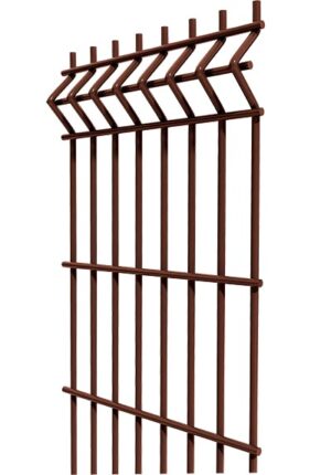 Сітка для огорожі 1.03 коричневий-ral 8017 / Zn + ППЛ / 3D / 3-4 / SZ